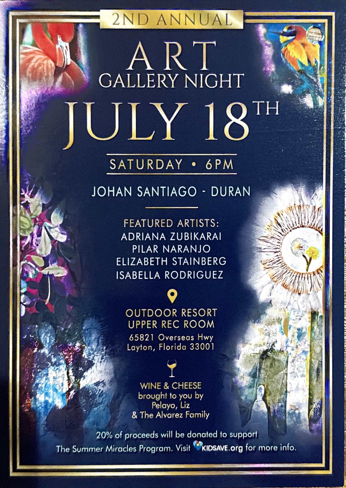 Art Gallery Night at Outdoor Resort Long Key