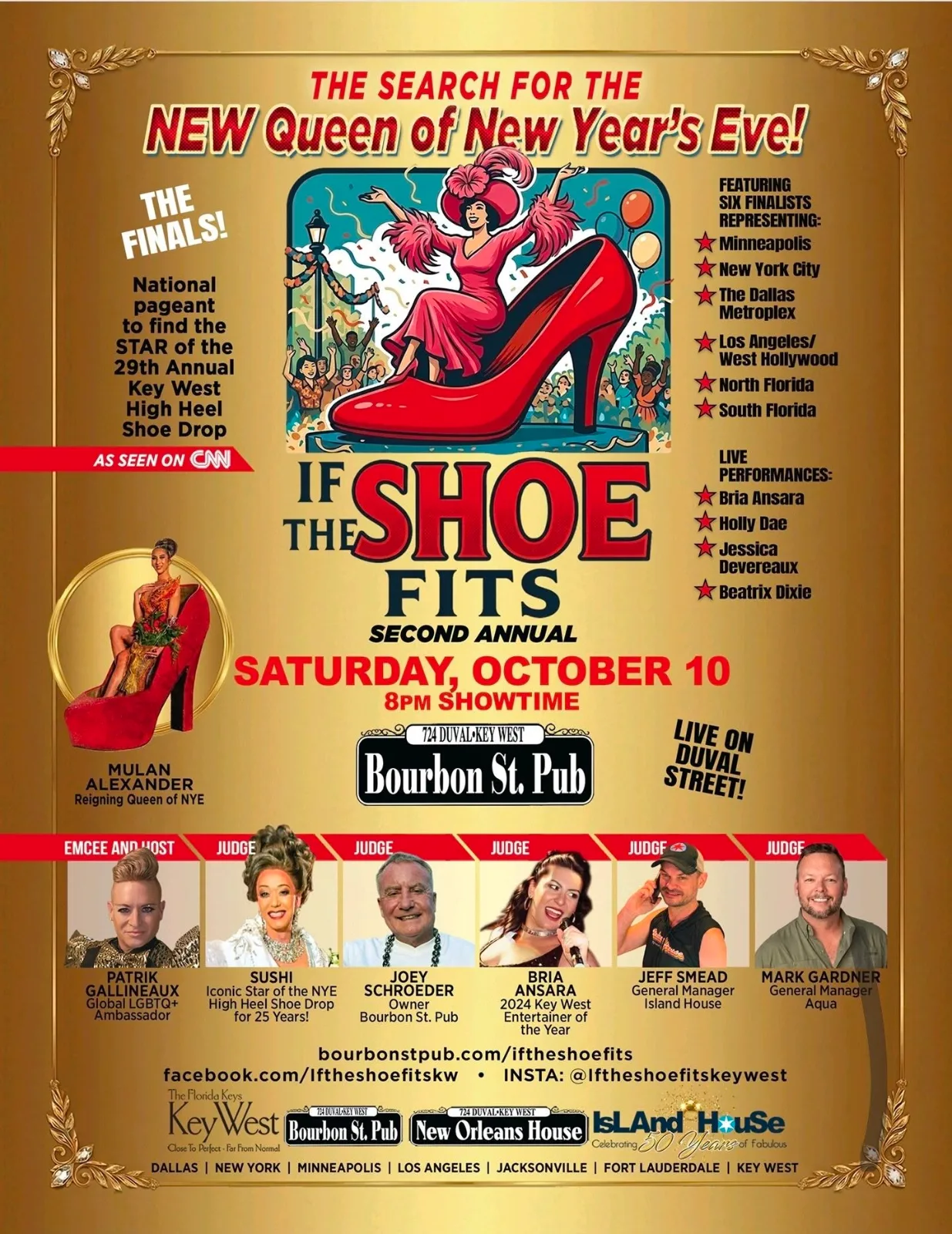 IF THE SHOE FITS 2nd-Annual NATIONAL FINALS Live in Key West!