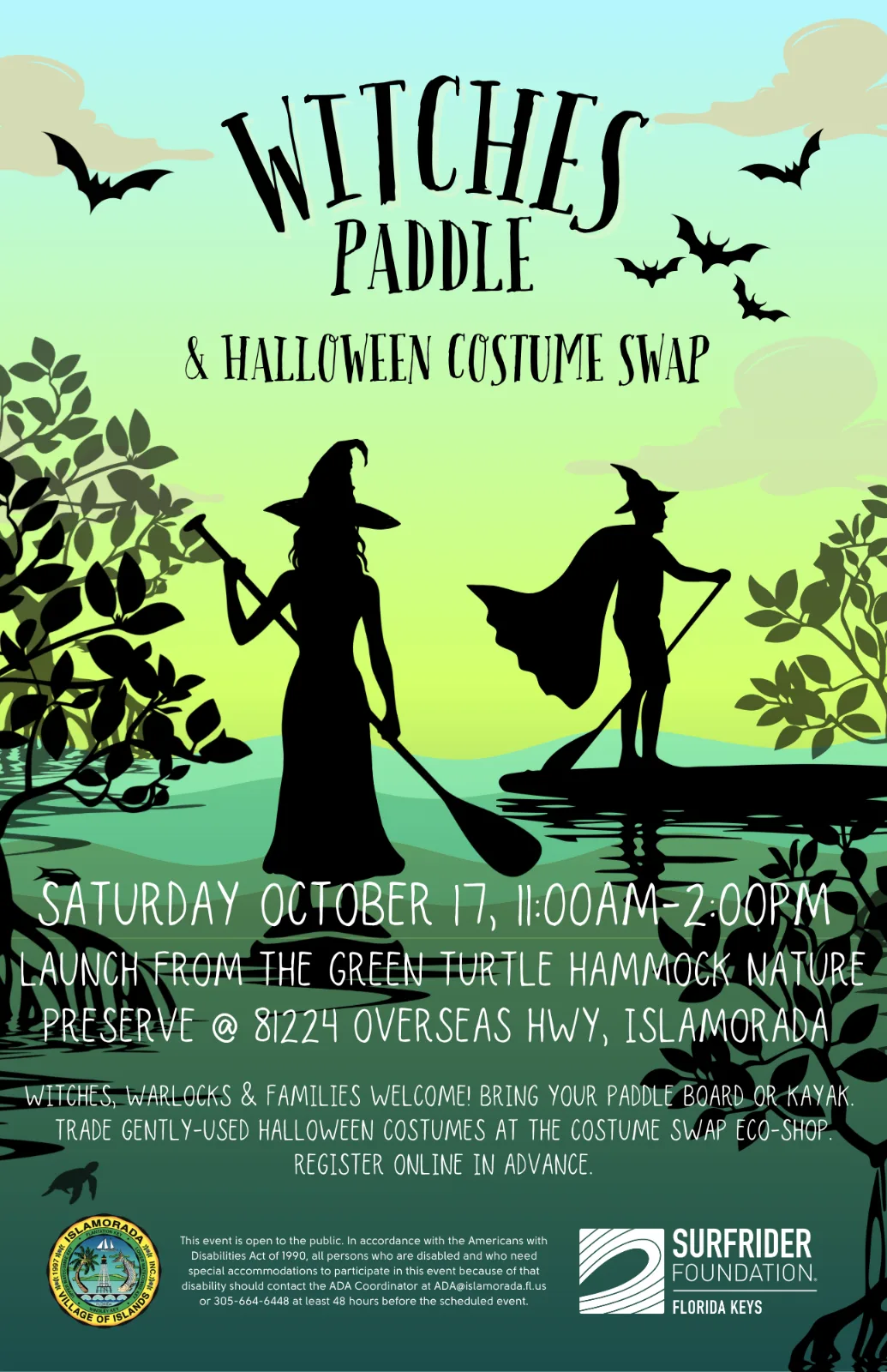 Witches Paddle & Halloween Costume Swap