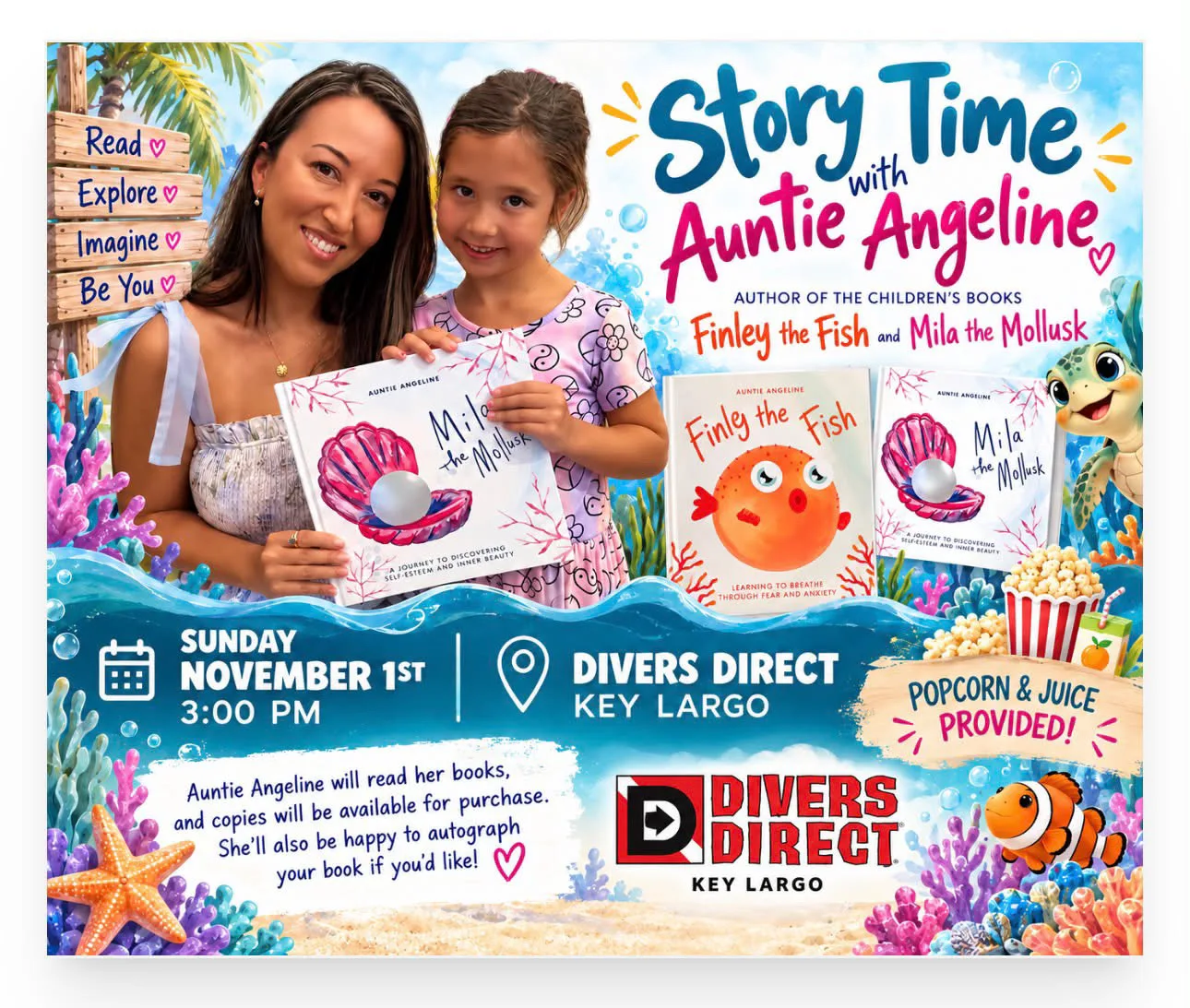 Children's Storytime with Author Auntie Angeline