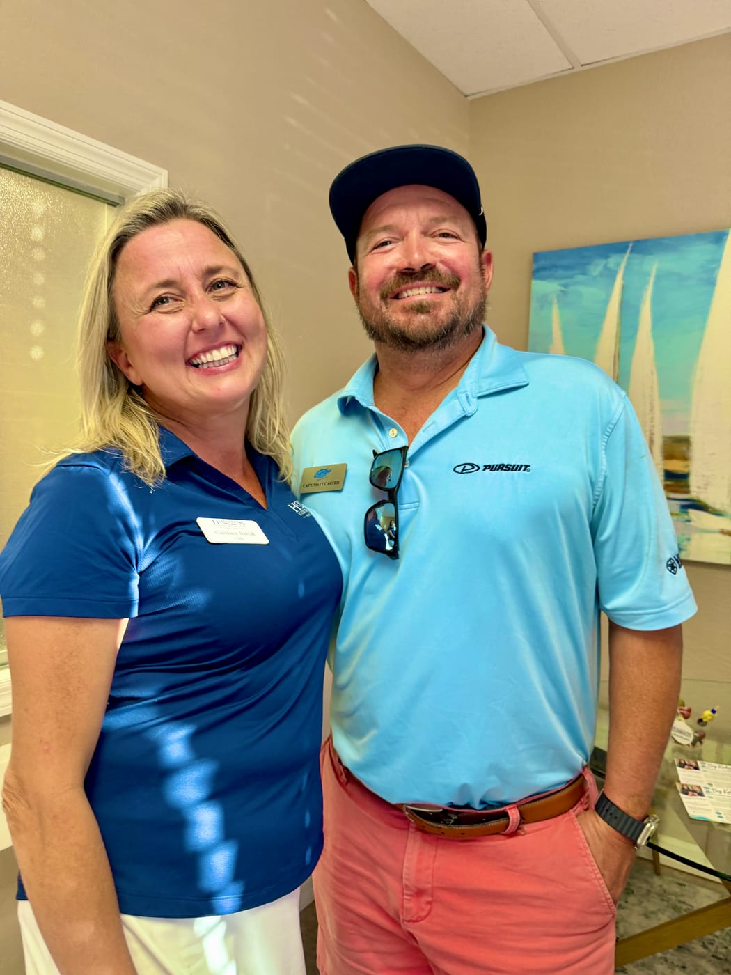 Candace & Matt Carter, Key Largo Chamber Members in Motion event