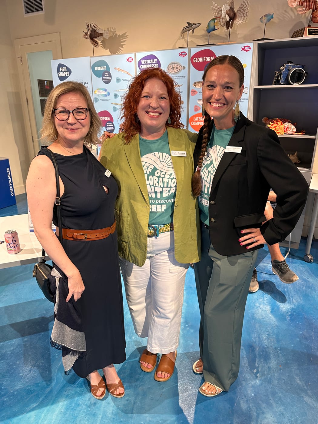 Kaire Lindpere, Christina Day & Crystal Blaskis, REEF Ocean After Hours event