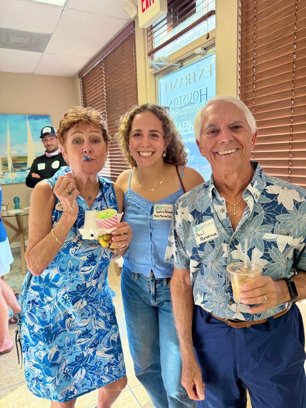 Patrice Messina, Sophia Palmieri & Paul Messina, Key Largo Chamber Members in Motion event